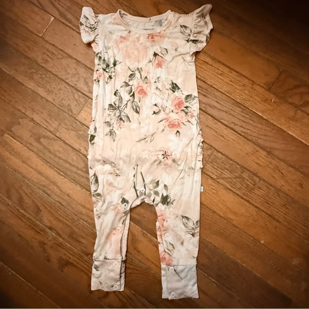 Posh Peanut Floral Romper